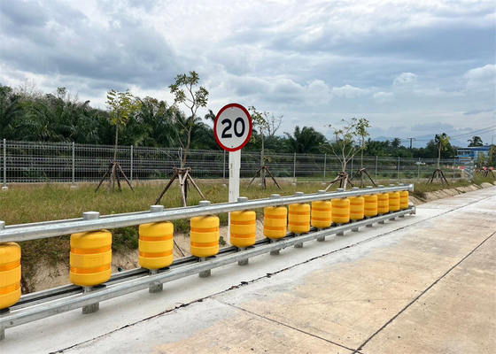 Traffic Plastic Pliable Safety Roller Barrier Highway Safety Guardrail