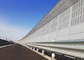 Aluminum Plate Panel Glass Wool Board Filled Highway Noise Barrier Louver Type