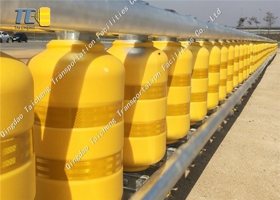 Good price Wysoka absorpcja energii Czerwona i żółta EVA wypełniona bariera bezpieczeństwa rolkowa w Internecie