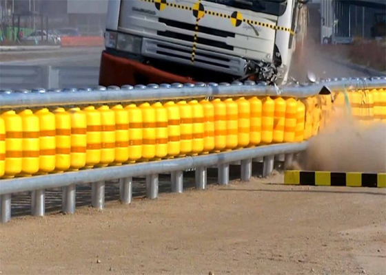 Good price EVA Rolling Guardrail Roller Anti Crash Guardrail Road Roller Barrier w Internecie