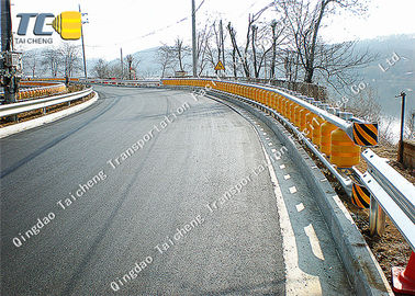Good price Curve Roads Rolling Guardrail Barra, Anti Corrosion Box Beam Guardrail w Internecie