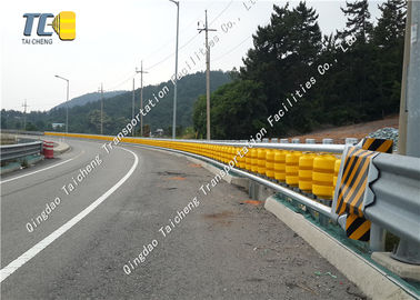 Good price Bezpieczeństwo Autostrada Walec drogowy Bariera toczna Poręcz Żółta antykorozyjna w Internecie