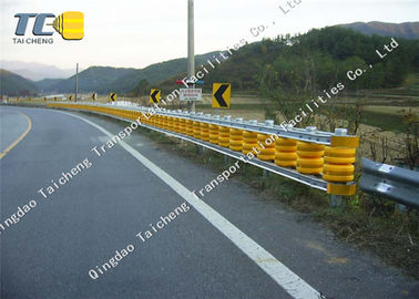 Highway Q235 Q345 Roller Barrier System z beczką z poliuretanu EVA