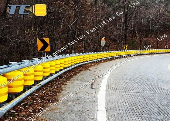 Good price AASHTO M180 Highway Roller Barrier EVA / PU Rolling Guardrail Barrier w Internecie